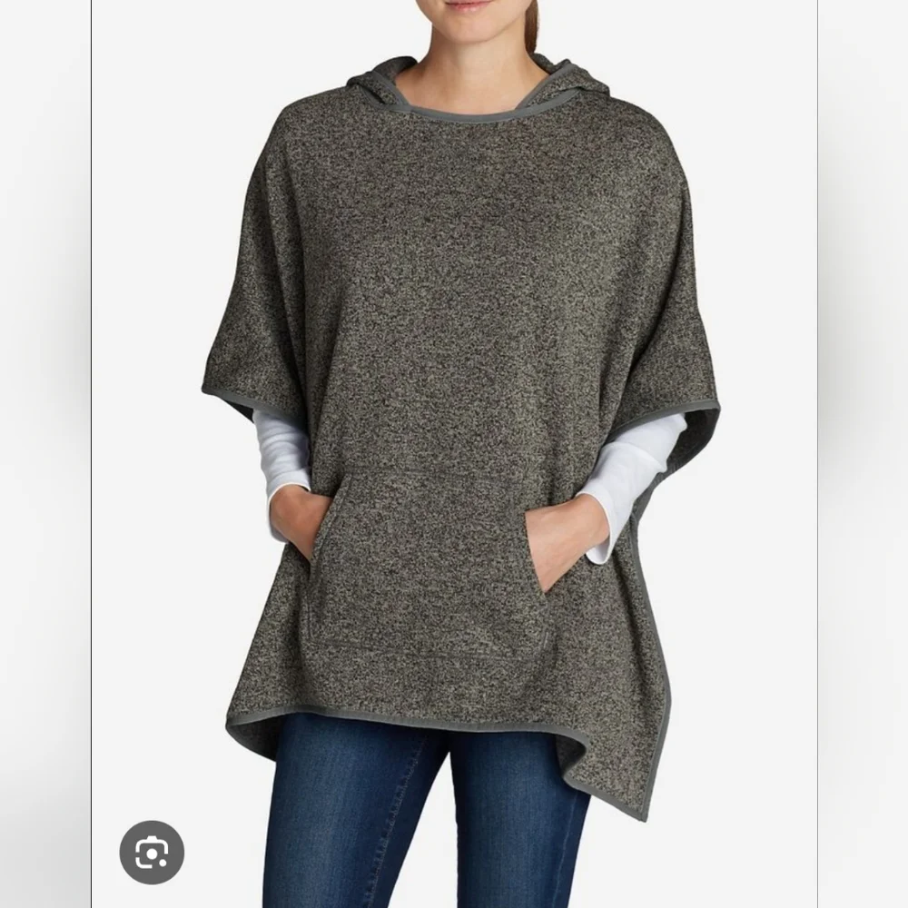 EDDIE BAUER WOMEN'S RADIATOR FLEECE PONCHO M/L